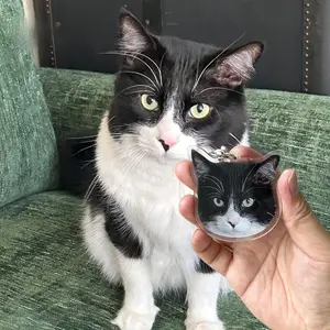 Custom Dog Keychain, Pet Keychain, Personalized Cat Photo Keychain, Holiday Gift For Pet Lovers, Dog Memorial Gift