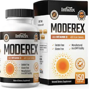 Infuzix Moderex for Vitiligo – Natural Supplement for Skin Pigment Health & Repigmentation | Works Well with Vitiligo Creams | Best Vitiligo Support for Even Skin Tone & Healthy Pigment Balance