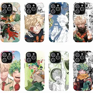 MHA BakuDeku Anime Manga Tough Phone Case|Bakugo Katsuki, Perfect Gift for My Hero Academia Fans Suitable For iPhone 17 Pro Max 16 15 14 13 12 11 for Samsung S21 S22 S23 S24 S25 Phone Case|Tough Phone Case|Gift for Anime Fans|Best Gift