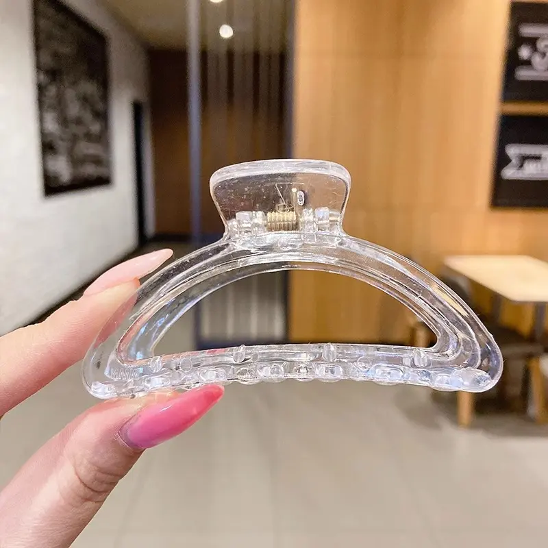 18 # Transparent D shaped clip#