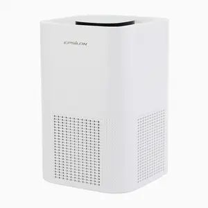 Epsilon Accent Desktop HEPA Air Purifier for 1100 Cubic Feet | H13 HEPA Filter | 360° Air Purification | Quiet Sleep Mode | Touch Control Air Cleaner for Home & Office