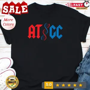 ATGC Shirt, DNA Shirt, Genomic Alphabet Shirt, Gift For Biology Teacher