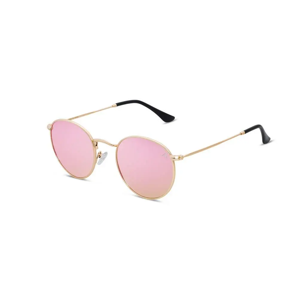 Ali&Alex Round Sunglasses for Men for Women - Small Circle Metal Sunglasses Polarized UV 400 Protection