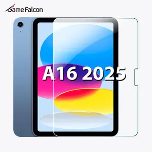 For iPad A16 Pro 13 M5 M4 12.9 10 9 9th 10th Generation Tempered Glass Screen Protector For Ipad Air 11 M2 M3 5 4 Mini 6 7 Film