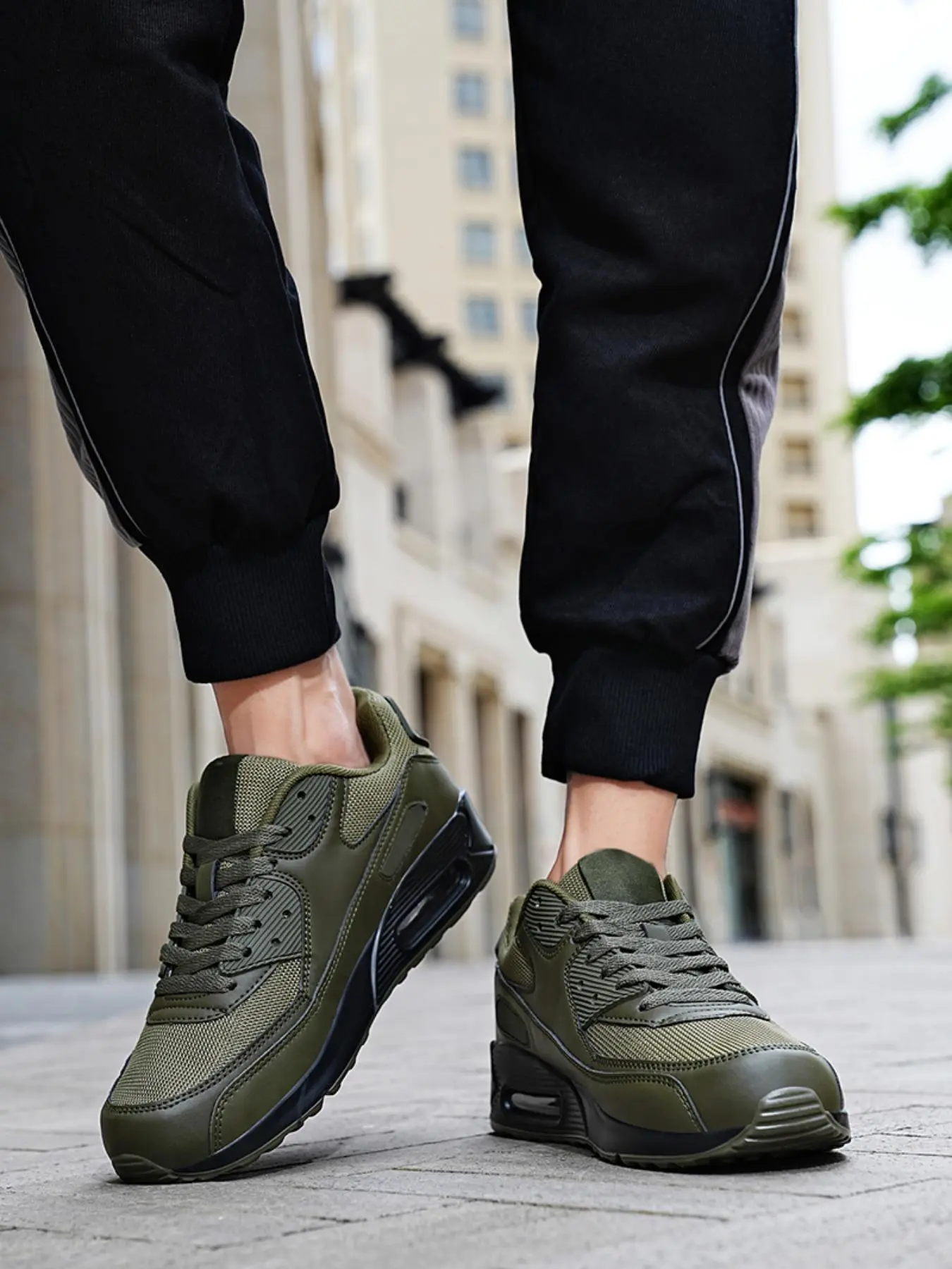 Men's Sporty Lace Up Walking Shoes, Casual Breathable Comfortable Fitness Running Shoes, Fashionable Sneakers for Daily Wear, Athletic Running Shoes, Jogging Shoes, Workout Sneakers, Athletic Running Trainers