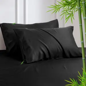 Silky Soft Summer Cooling Pillowcases with Envelope Closure for Breathable Comfort