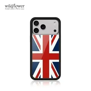 Capa para telemóvel Union Jack com estampa da bandeira de Londres para iPhone 17 Pro Max, 12, 13, 14, 15, 16 e 17 Pro Max Plus.