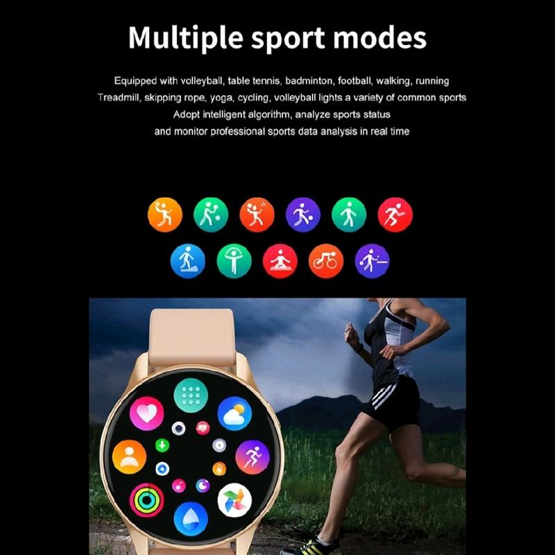 1.28 Inch Touch Screen Waterproof Smart Watch with Replacement Band, Bluetooth- Smart Watch, Multifunction Sports Fitness Tracker Smartwatch for iOS & Android Phone  for Stylish Wear