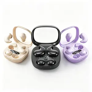 CHENRUIDA M126 Wireless Bluetooth Headphones Tiny Size Invisible Earbuds Waterproof with Mic for Work Sport Sleeping 2 Pairs Mini Short Handle Design