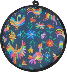 12 Inch Tortilla Warmer Pouch, Insulated Cloth Pouch for Tortillas,Taco,Breads,Naan,Pizza Rolls,Microwavable Fabric Bag Keeps  Warm for One Hour, Ideal for Family  Kitchen Essentials