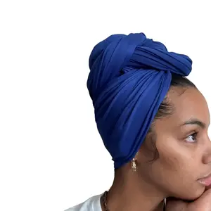Royal Blue Head Wrap for Men and Women - Fashion Hair Accessory