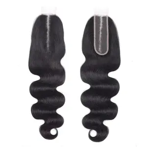 YGwigs 2x6 HD Lace Closure Natural Color Body Wave, Straight, Deep Wave