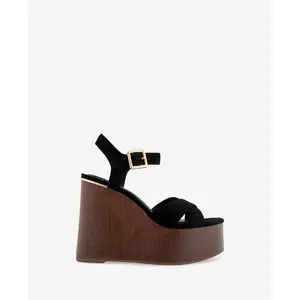 Taelyn Suede Platform Wedge Sandal