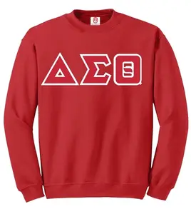 Delta Sigma Theta 3 Greek Letter Crewneck Sweatshirt
