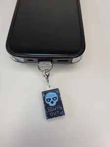 Semi-Custom Mini Book Charm | E-Reader Book Charm | Bookish Phone Charm