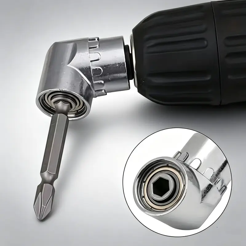 105 Degree Angle Head Electric Angle Wrench, Electric Screwdriver Hardware Tool Accessories, Drill Attachment, Angle Electric Device, Angle Screwdriver, Power Tools, Cordless Power Drill, Repair Tool Kit