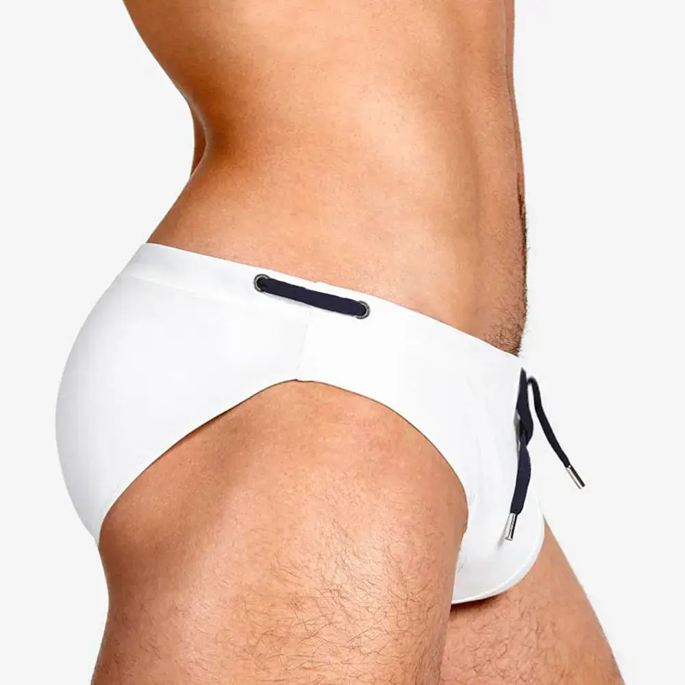 Men's Swimwear Bikini Swimming Briefs Drawstring Swimsuits Board Surf Shorts Trunks