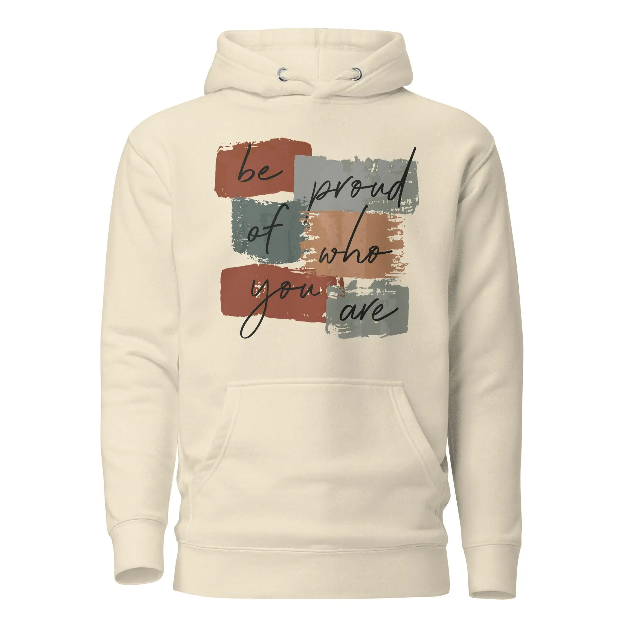 Unisex Be Proud Graphic Hoodie in Soft Cotton Blend, Casual Long Sleeve Pullover Sweatshirt for Daily Wear, Cotton Blend Hoodie, S, M, Hoodie/Jumper