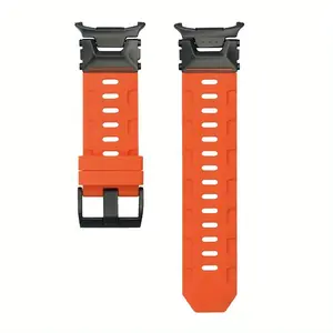 Soft Silicone Loop Strap, Replacement Watch Band for Samsung Galaxy Watch Ultra 47mm, Sports Band for Galaxy Ultra No Gaps Curved End Bracelet, Wearable, Smart Watch Strap