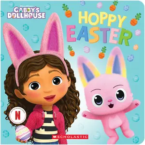 USED-Hoppy Easter! (Gabby's Dollhouse Easter Board Book) by Bobowicz, Pamela (Board book)