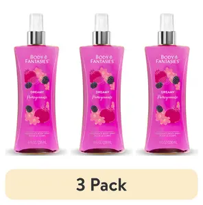 (3 Pack) Body Fantasies Signature Fragrance Body Spray, Dreamy Pomegranate, 8 Fl Oz PDC Brands