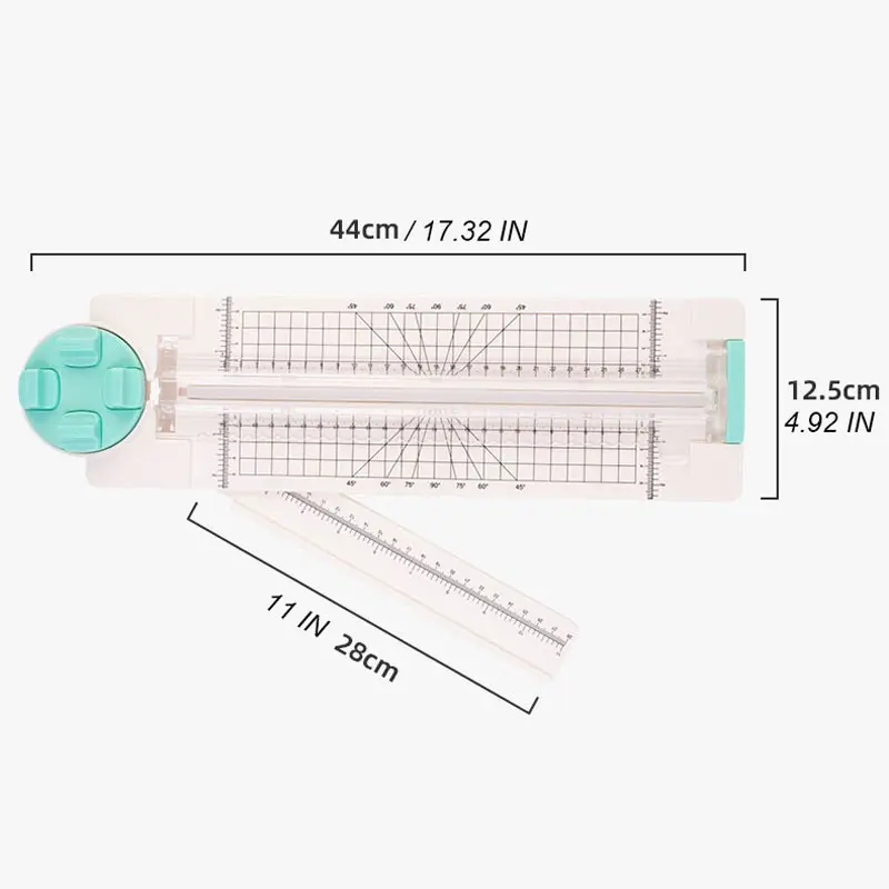 Portable Manual Paper Cutter, A3/A41 Count 4in1/6in1 Sliding Paper Cutter, Manual Operation Paper Cutter Office Cutting Supply for Home Office, Office and School Use