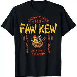 FAW Kew Fao Fow Fowk Fawk Funny Viral Chicken F-Caw-F Meme T-Shirt