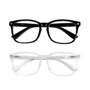 SUNVOES Blue Light Blocking Glasses For Women Men,Non-Prescription Eyeglasses Blue Light Lenses,Anti UV Ray Stylish Vintage Ultra-Light TR90 Square Frames To Reduce Digital Eyestrain/Glare 2026 Graduation Gifts Summervibes