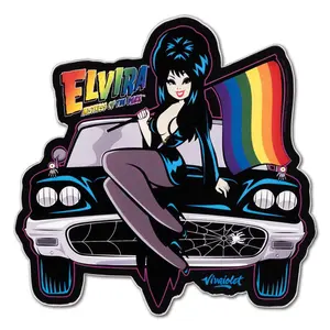 Elvira Viva Macabre Mobile Pride Sticker