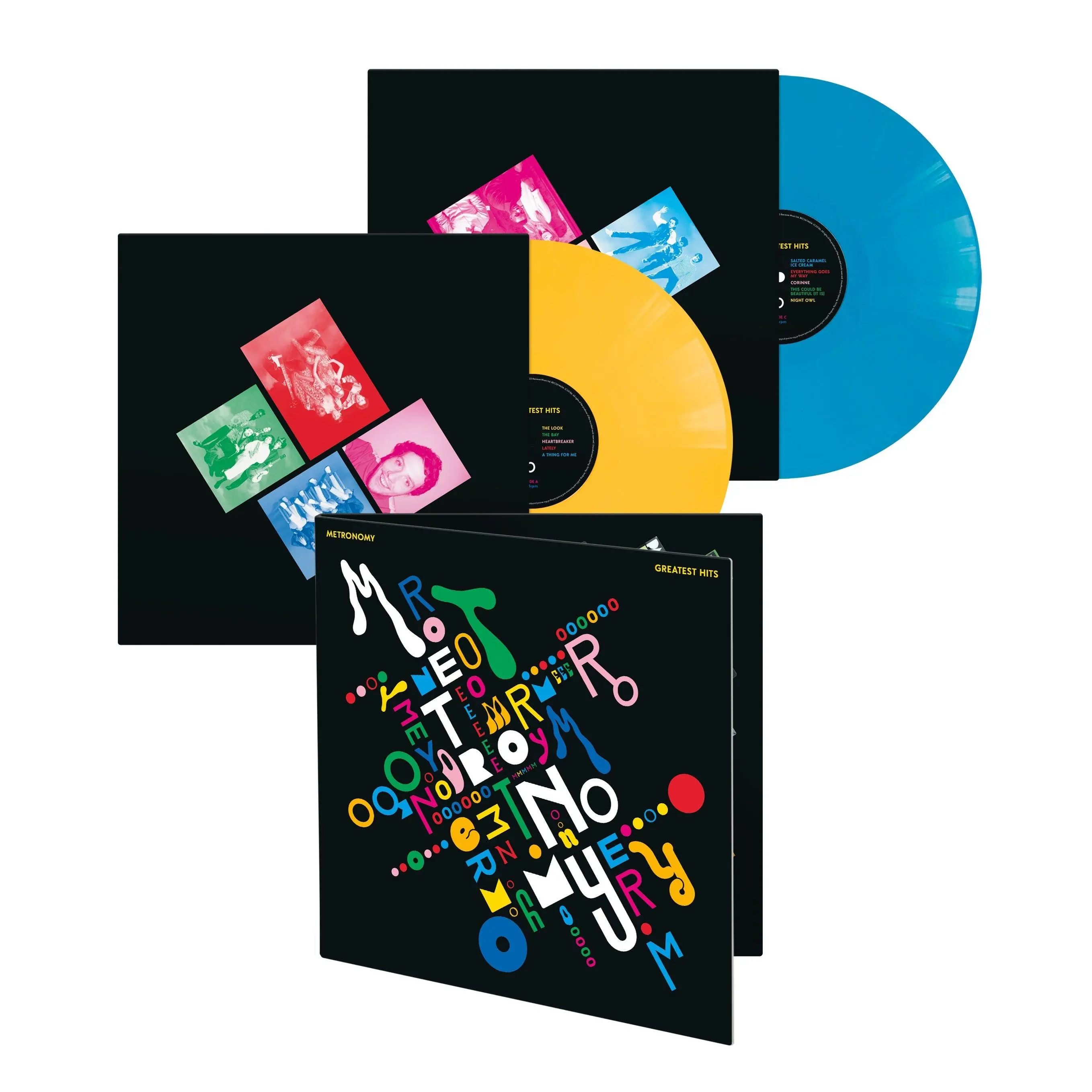 Metronomy - Greatest Hits [Indie-Exclusive Blue & Yellow Vinyl] NEW Vinyl Record