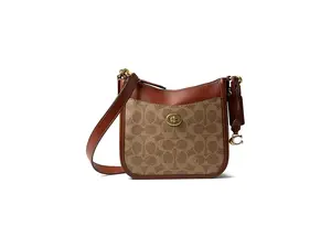 Coach Cc391-b4nq4 Cossbody Adults Beige Flowered Leather