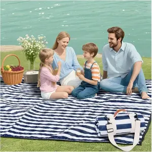 Waterproof Sandproof Beach Blanket Picnic Outdoor Mat Extra Large Foldable Sand Free Big Giant XL Car Essential Roadtrip Gadget Rv Accessories Gear Must Haves Hiking Items Necessities