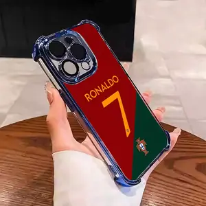Casing For IPHONE 16 15 14 13 12 11 X XS PRO MAX PLUS Ronaldo No. 7 Soft Silicon TPU anti-drop case Edge Shockproof Phone Cases 1092
