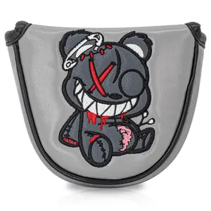 One-Eyed Bear Golf Club Headcover, Durable Protective Accessory for Golf Enthusiasts, Ideal for Daily Practice & Tournaments