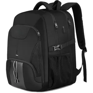 Backpack for Men 50L,Water Resistant 17.3 inch Travel Laptop Backpack with USB  Port,TSA Friendly Big Business Anti   Bag Work College School Bookbags Gifts,Black