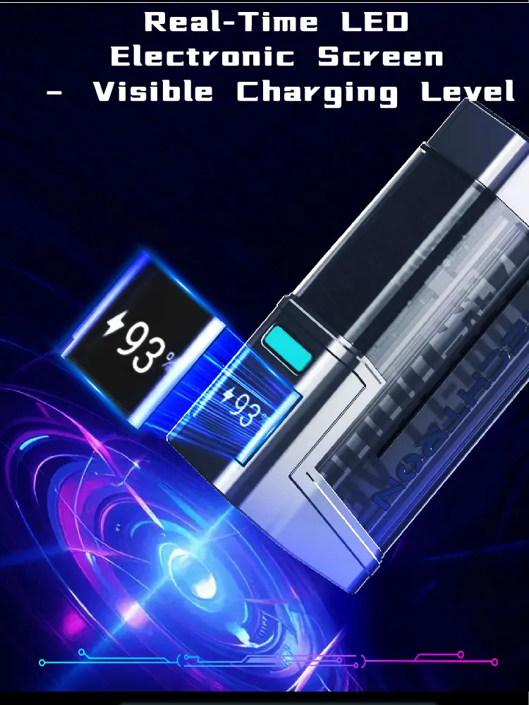 8V Rechargeable Lithium-ion Colorful Battery Pack 2000mAh for Cordless Rotary Tools, Replacement Power Tool Battery, High Capacity Spare Battery Pack