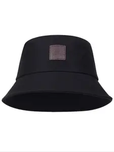 Unisex New York Plaid Bucket Hat, Casual Trendy Hat, Casual Woven Fabric Sun Protection Cap for Spring & Fall, Outdoor Travel Beach Vacation Headwear, Fashion Matching Hat