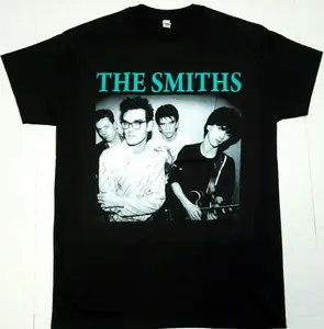 [Sale Up To 50%] The Smiths T-Shirt Morrissey Alt Indie Rock Band Adult Men'S Tee Black New, Unisex Reprint Cotton Graphic Shirts, Trending USA Tee