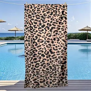Ultra-Soft Polyester Beach Towel, Absorbent Towel, Quick-Dry & Reusable, Ideal for Yoga Travel Swimming Camping, Large Size Gift