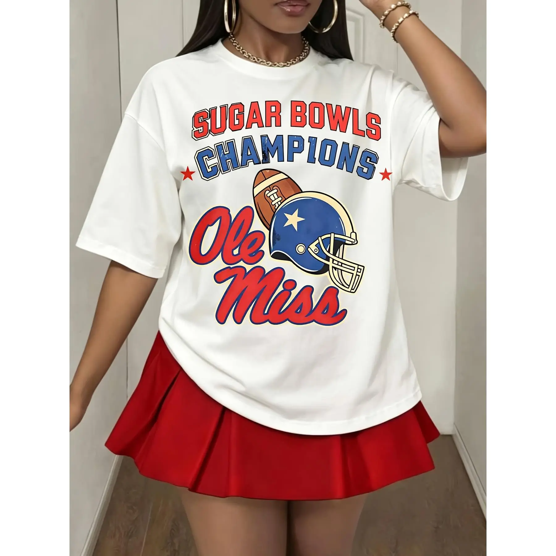 Ole Miss Sugar Bowls Champions T Shirt, Vintage College Football Fan Graphic Tee, Game Day Tailgate Party Wear, Sports Spirit Apparel, NCAA Championship Celebration Gift