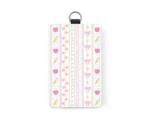 Teacher Pattern ID Badge Holder