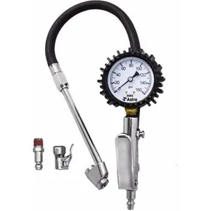 Astro Pneumatic Tool AO3083 2.5 in. Dial Tire Inflator with Locking & Dual Chucks