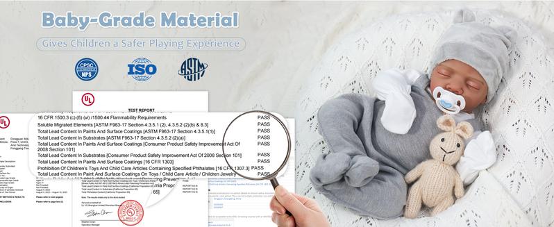 [WOOROY] Reborn Baby Doll New Released - 18 In Real Life Baby Doll African American Black & Brown Skin Boy, Lifelike Realistic Newborn Baby Doll with Soft Cloth Body, Birthday & Christmas Gift Set with Accessories for Kids Aged 3+ girl toy