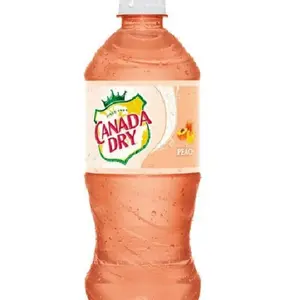 Canada Dry Peach Soda 20 oz 12 Pack