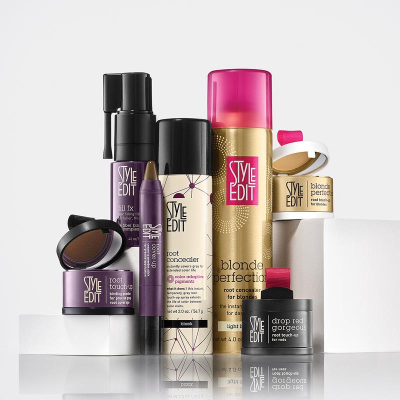 Style Edit Travel Essentials Hair Duo Root Touch Up Powder and Spray | Instant Gray Root Concealer for Grays and Roots Coverage