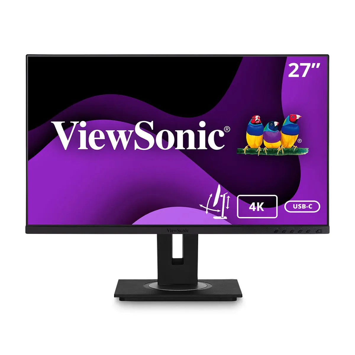 ViewSonic VG2756-4K 27" 16:9 4K Ultra HD USB-C Docking IPS LED Monitor