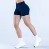 [New Colors] Impact Shorts 4.5" (Full Logo) - Fitted Seamless High Stretch Durable Fabric Low Ribbed Band Subtle Glute Contour Soft Feel