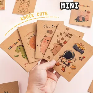 10 Pack Mini Notebooks, Pocket Size Blank Journals with Cute Cartoon Designs, Durable Paper, Ideal for School, Office, Travel, Gifts, Office Stationery Supplies, Portable Notebook
