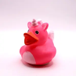Pink Unicorn Rubber Duck - Dashboard Ornament