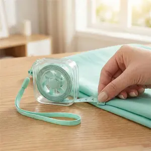 Cute Soft Tape Measure 2m/6ft, Portable Retractable Locking Mechanism, Clear Cm/in Marks, Ideal for Sewing, Home, Waist, Chest, Height